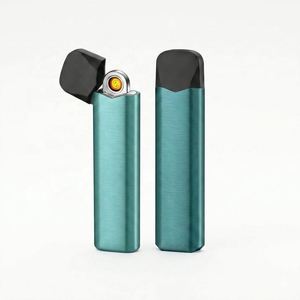 Slim Disposable 50K Metal USB <b>Lighter</b> Electronic Rechargeable <b>Windproof</b> Flameless Cigarette <b>Lighter</b> Plasma Arc for Smoker - Product Image 5