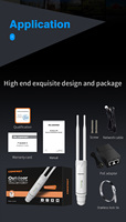 Fabriqué en usine COMFAST 1200Mbps CF-EW74 extérieur sans fil AP double bande monté sur poteau Support 60 + utilisateurs Point d'accès sans fil