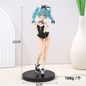 Figurines en PVC d'anime <span class=keywords><strong>Miku</strong></span> <span class=keywords><strong>Sexy</strong></span> Bunny Girls de 22 cm, 2 styles, figurines en plastique, modèle de jouet, poupée - Product Image 4