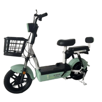 Vélos Électriques Urbains en Acier pour Adultes en Gros avec 3 Vitesses, Écrans LCD, Alarmes, Autonomie de 31-60 km, Moteur Arrière 48V