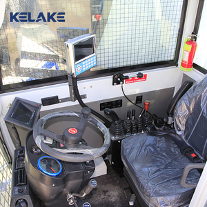 Camion malaxeur à béton autochargeur KELAKE bleu, malaxeur mobile avec moteur pour chantier de construction - Product Image 4