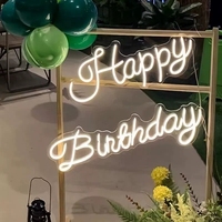 Enseigne lumineuse au néon à LED avec logo personnalisé pour la décoration intérieure chambre à coucher mariage fête d'anniversaire bar affaires ou cadeau décoration murale au néon personnalisée