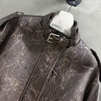 Veste en cuir véritable pour femme, style motard, avec fermeture éclair, en peau de mouton véritable, douce, de luxe, tendance, pour l'automne, avec logo personnalisé, vente en gros