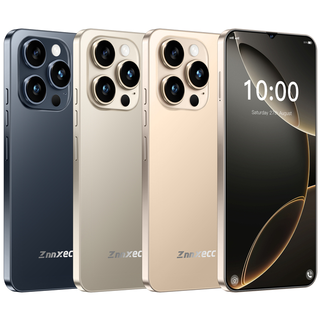Cross border hot selling 16Pro Max Android phone 2026 new 6.6-inch screen factory direct supply global version dual card phone