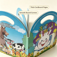 Livres d'histoires interactifs créatifs personnalisés pour enfants, éducation préscolaire, reliure rigide, impression de qualité supérieure