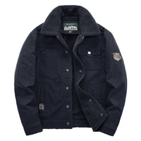 Veste de travail pour homme en polaire sherpa, manteau d'hiver épais en coton rembourré, col rabattable, vêtement d'extérieur décontracté et chaud
