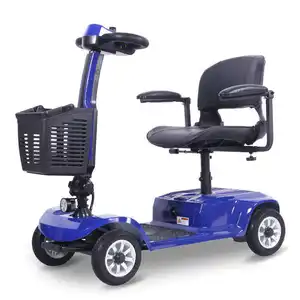 Chaise de scooter électrique pour handicapés scooter de mobilité électrique pliable à 4 roues