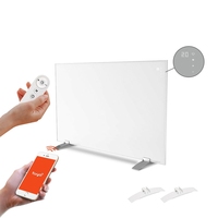 Panel Calefactor Infrarrojo de Cristal de Carbono con Termostato Ajustable