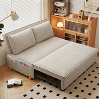 Modernes Stoffsofa-Bett Konvertierbares Schlafsofa Ausziehbare Couch Platzsparendes Polstersofa-Bett Apartment Wohnzimmermöbel