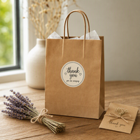 Autocollants ronds personnalisés de remerciement, autocollants en papier vinyle imperméables, autocollants adhésifs pour l'impression d'étiquettes cadeaux, autocollants en rouleau avec logo