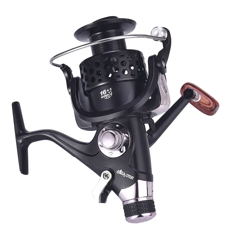 Aluminum spool spinning fishing reel with high resistance 5.2:1 gear than spool spinning saltwater fishing reel