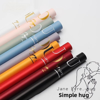 Papier d'emballage pour fleurs imperméable bicolore, film d'emballage pour bouquet floral double face pour les fournitures d'emballage de cadeaux pour fleuristes