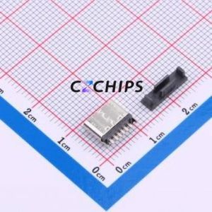 TYPE-604-6.5-T3-5A USB Connector Through hole Component (THT) Connector Type-C USB 3.1 Female Through Hole - Product Image 2