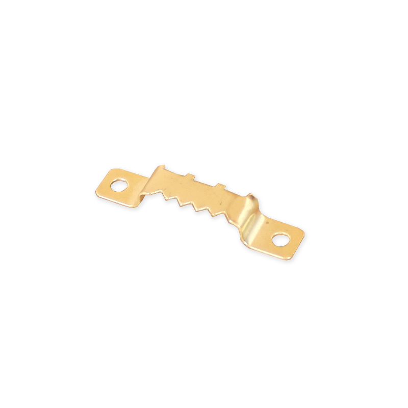 Gold Small Bow Double-Sided Saw Tooth Invisible Hanging Hardware for Photo Frames Wall Accessories for Oil Paintings