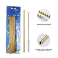 Pailles à boire en métal Dingyong OEM/ODM, accessoires de bar, écologiques, réutilisables, antidérapantes, lavables, certifiées Lfgb, style simple