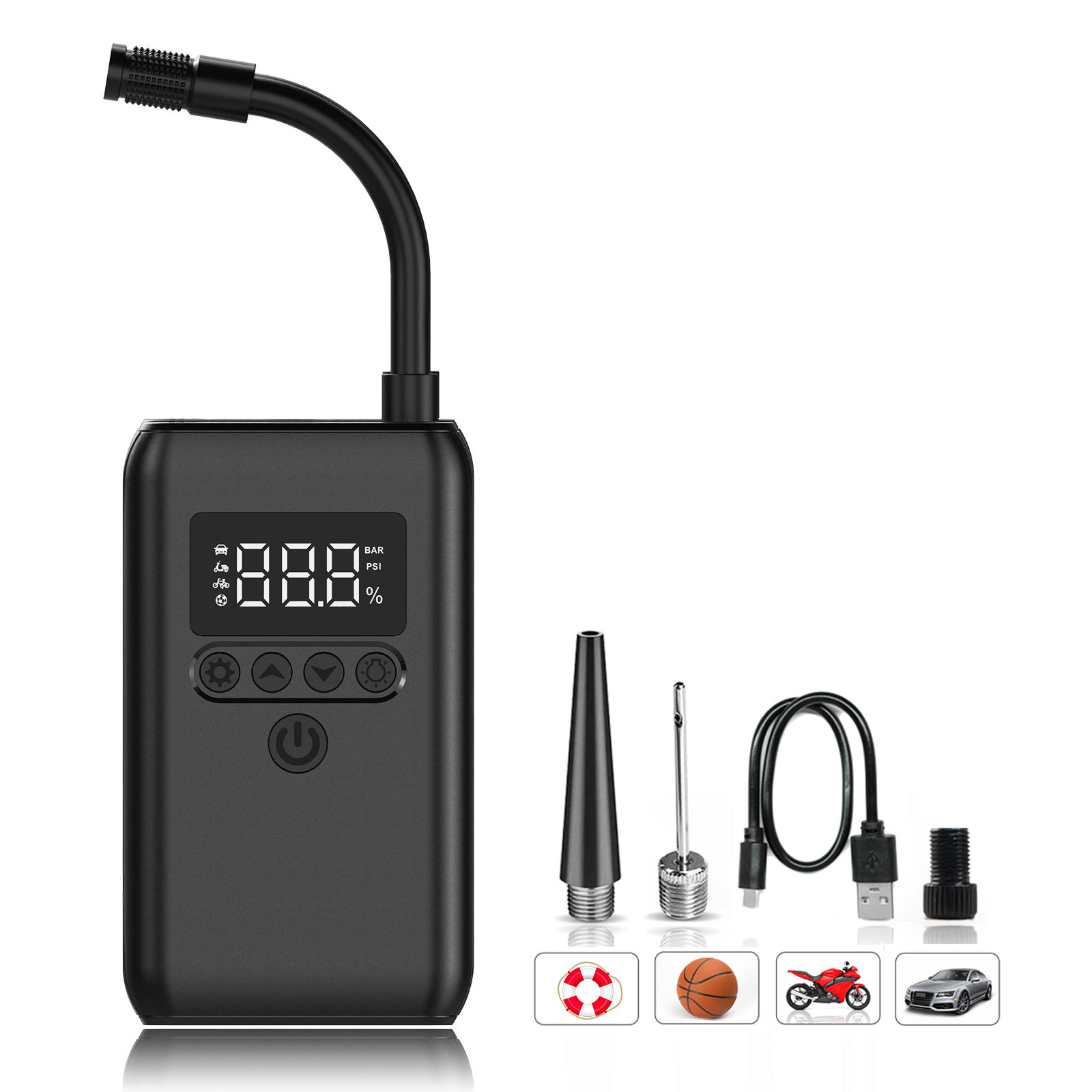 Air Compressor Car Tyre Inflator