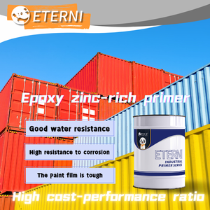 ETERNI Imprimación Epoxi Líquida a Base de <span class=keywords><strong>Agua</strong></span> con Zinc, Recubrimiento de Secado Rápido, Anti-Amarilleo, Pintura <span class=keywords><strong>para</strong></span> Barcos y Estructuras de Acero, Prevención de Óxido - Product Image 1