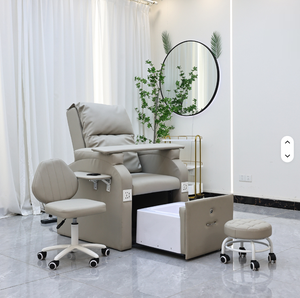 Sillón de Pedicura Eléctrico Ajustable de Lujo para Spa, Silla de Masaje de Pies sin Plomería, Silla de Baño de Pies para Salón de Uñas - Product Image 3