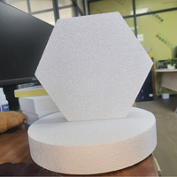 Panneaux acoustiques en fibre de verre pour l'insonorisation des plafonds et des murs, panneaux absorbants blancs ignifuges