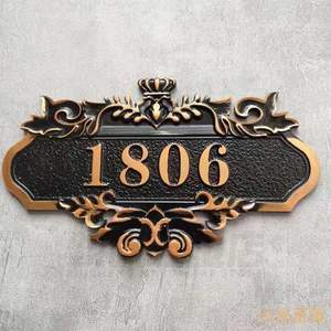 MACCAN katı bakır/alüminyum kabartma harfler binalar için açık reklam işaretleri dükkanlar ofis tarzı özel 3D Metal Logo işareti - Product Image 2