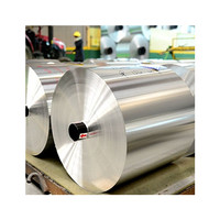 Kemasan Makanan 6/7/35/40 Mikron Harga Gulungan Foil Aluminium Kertas 3004 1235 8011