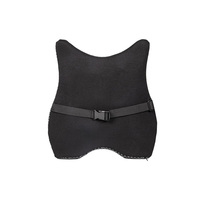 Coussin de soutien lombaire ergonomique en mousse à mémoire de forme, design orthopédique en U, 100 % polyester, personnalisable, avec housse en maille 3D promotionnelle pour voiture