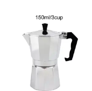 3/6/Tassen Mini Espresso Kaffee maschine Italienische Herd Kaffee maschine Aluminium Moka Kaffeekanne