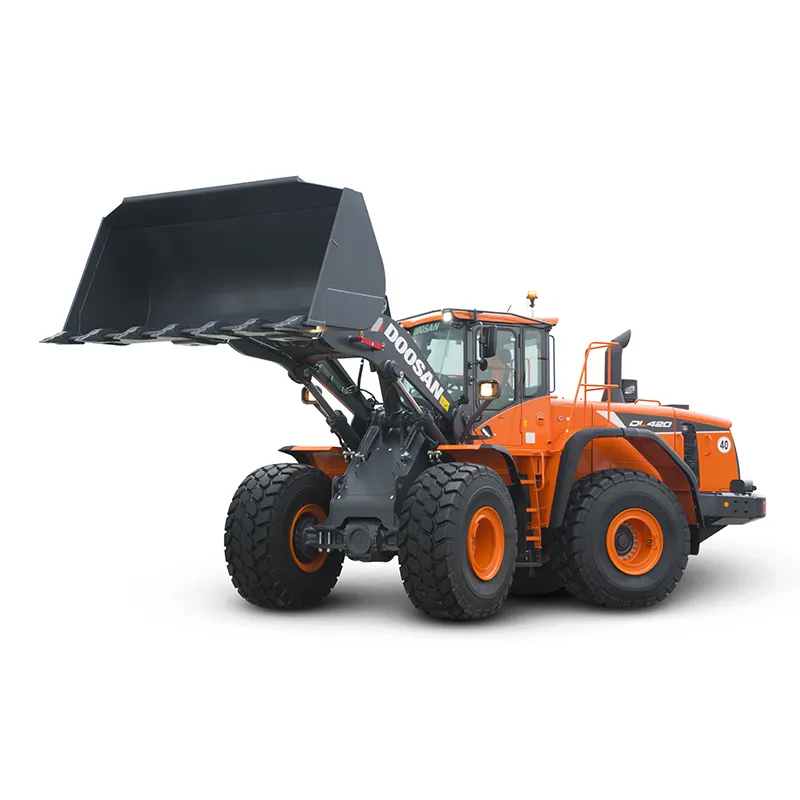 The best-selling multi-functional DL420 Wheel loaders comes with comfortable driving space