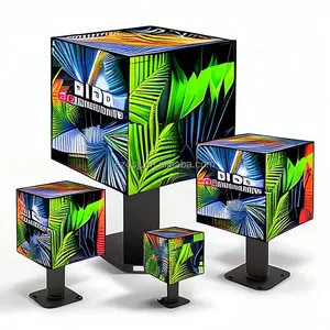 Creative Wifi Customized Hd Effects 3d Smart Video Advertising Magic P5mm 5-faces Shape Indoor P2.5 Outdoor Led Cube Display