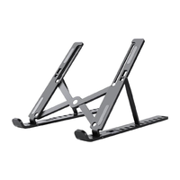 Support de tablette pour ordinateur portable réglable en hauteur, support de tablette pour ordinateur portable, support vertical en alliage d'aluminium, compatible