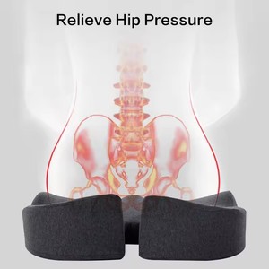 <span class=keywords><strong>Coussin</strong></span> de siège en mousse à mémoire de forme <span class=keywords><strong>Coussin</strong></span> de prostate orthopédique antidérapant pour coccyx Sciaticaback Soulagement de la douleur Chaise confortable Siège de voiture - Product Image 2