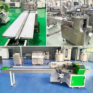 Machine d'emballage pour pains à hamburger, biscuits, sachets de papier, glaces, avec dessiccant et alimentateur automatique - Product Image 2