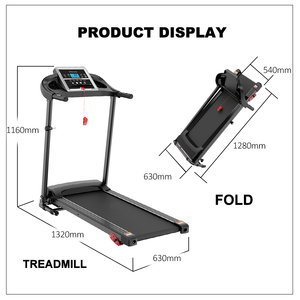 เครื่องวิ่งออกกำลังกายแบบพกพาสำหรับใช้ในบ้าน รุ่น New Home Sport พร้อมหน้าจอ LCD อุปกรณ์ฟิตเนสสำหรับใช้ในบ้าน - Product Image 3