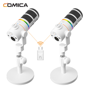 ไมโครโฟนไดนามิกคาร์ดิออยด์ COMICA EJoy D10 PRO(D) COMBO แบบ USB-C และ XLR พร้อมไฟ RGB และซาวด์การ์ด สำหรับสตรีมมิ่ง พอดแคสติ้ง และ Twitch - Product Image 2