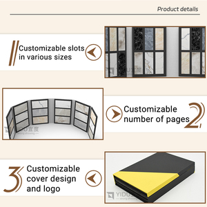 Catalogue d'échantillons de carreaux de céramique et de quartz en carton résistant à l'usure, avec impression multi-processus, pour la présentation de marbres - Vente en gros - Product Image 3