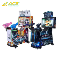 Simulateur de tir vidéo 3-en-1 ACS Ultra Firepower, machine de jeu de tir pour enfants en anglais, écran LCD métallique
