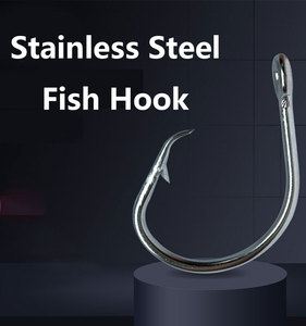 TOPIND Haute Qualité Similaire <span class=keywords><strong>Mustad</strong></span> Predator En Acier Inoxydable Cercle D'eau Salée Hameçons De Pêche - Product Image 3