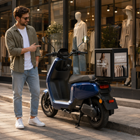 Boîte d'affichage LED mobile P4.17 pour scooter de livraison, écran publicitaire numérique extérieur IP65 avec 4G GPS