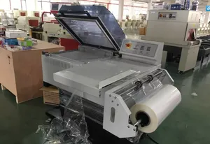 Hipac FM5540 manuel 2-in-1 yarı otomatik isı <span class=keywords><strong>Shrink</strong></span> Film sarma makinesi yeni durum ambalaj kutusu dahil - Product Image 6