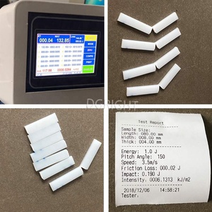 Probador de impacto Izod de péndulo de haz voladizo de pantalla táctil ASTM D256 para material plástico - Product Image 5