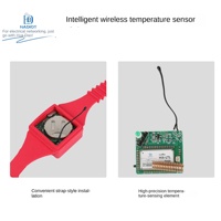 Capteur de température sans fil haute précision avec précision de 1 °C pour armoires de distribution industrielles et systèmes électriques, modèle LoRa