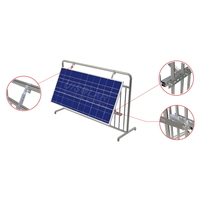 Système de montage solaire léger pour balcon UISOLAR, supports de panneaux solaires avec inclinaison réglable pour un montage sans effort
