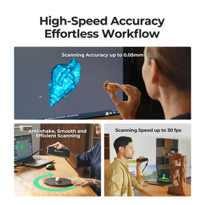 Máy quét <span class=keywords><strong>3D</strong></span> creality Otter Lite Tốc độ khung hình tối đa 30fps Độ chính xác 0.05mm Rái cá Lite có mô-đun Wi-Fi không dây tích hợp - Product Image 6