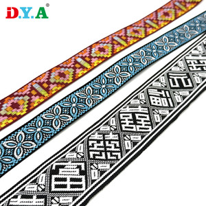 Tùy chỉnh chiều rộng <span class=keywords><strong>d</strong></span>ệt <span class=keywords><strong>d</strong></span>ân tộc Jacquard Webbing băng hình học Polyester Webbing cho Diy phụ kiện may <span class=keywords><strong>m</strong></span>ặc Túi - Product Image 6