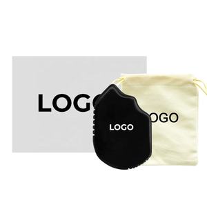 Personnalisable Logo Bian <span class=keywords><strong>Gua</strong></span> <span class=keywords><strong>Sha</strong></span> Naturel Masseur Corporel <span class=keywords><strong>Bianshi</strong></span> Guasha Pierre Noir Bâton de Massage Musculaire Cuillère Bian Pierre <span class=keywords><strong>Gua</strong></span> <span class=keywords><strong>Sha</strong></span> - Product Image 4