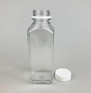 Tùy chỉnh in ấn logo Chai nhựa PET 100ml 150ml 200ml 250ml 300ml 350ml 450ml 500ml nước trái cây chai với nắp nhựa - Product Image 2