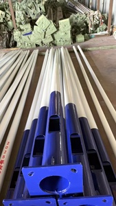 <span class=keywords><strong>Poteau</strong></span> de lampadaire solaire en acier <span class=keywords><strong>galvanisé</strong></span> à chaud à bras simple ou double, personnalisé par le fabricant, pour extérieur, <span class=keywords><strong>2M</strong></span> 3M 4M 5M 6M 7M 8M - Product Image 4