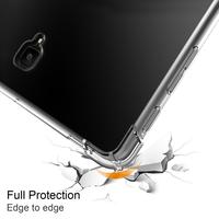 Şeffaf samsung kılıfı Galaxy Tab A 10.1 2019 T510 T515 Darbeye Dayanıklı SM-T510 SM-T515 Temizle TPU arka kapak Kılıf