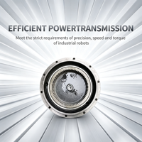 Reductor Armónico de Alto Torque TQG, Eje Hueco, Motor de 1HP con Transmisión por Engranajes, Relaciones Personalizadas, Montaje Vertical, Certificación CE, Robótico