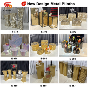 <span class=keywords><strong>Colonnine</strong></span> Esagonali in Metallo Nero per Matrimoni, Supporti per Esposizione, Supporti per Fiori in Ferro per Esposizione - Product Image 5